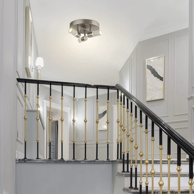 Alt view image 2 of 7 - kadision 3-Light Semi Flush Mount Ceiling Light, Adjustable Beam Angle