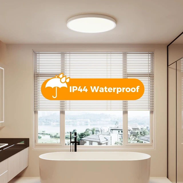 Alt view image 7 of 7 - 6Pack 12inch LED Ceiling Light Flush Mount 24W 3200LM