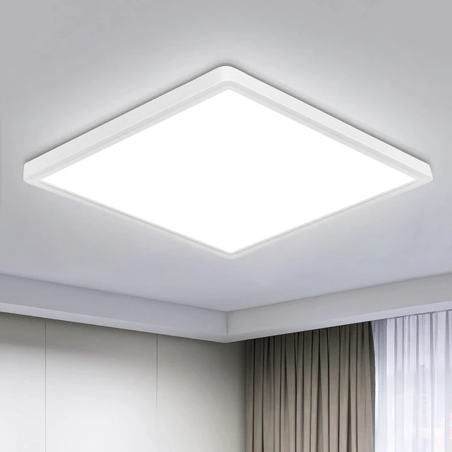 Main image of 12 Inch Flush Mount Ceiling Light, 6500K White Light LED Ceiling Light, Slim Ceiling Light Fixture for Living Room, Bedroom, Kitchen