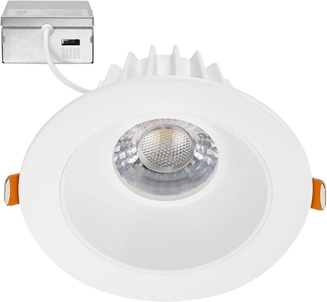 Main image of Maxxima 4" Anti-Glare LED Downlight Canless, 1200 Lumens, 5 CCT, White