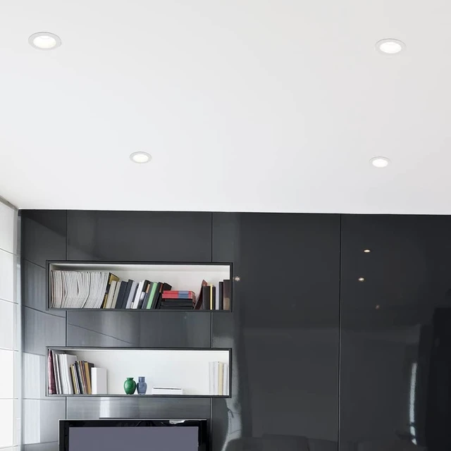 Alt view image 4 of 7 - Maxxima 4" Anti-Glare LED Downlight Canless, 1200 Lumens, 5 CCT, White