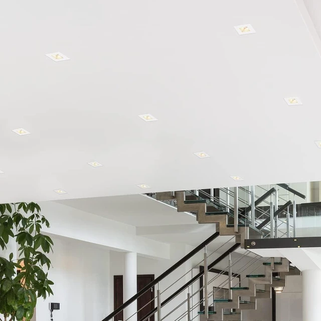 Alt view image 4 of 7 - Maxxima 2" Recessed Anti-Glare LED Downlight, White, 500 Lumens, 5 CCT
