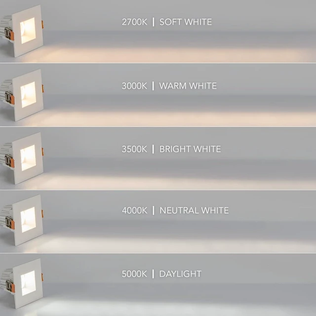 Alt view image 5 of 7 - Maxxima 2" Recessed Anti-Glare LED Downlight, White, 500 Lumens, 5 CCT