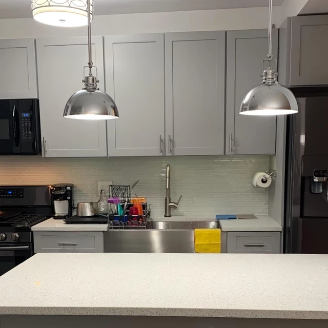 Alt view image 5 of 7 - Kira Home Belle 9" Modern Industrial Mini Pendant Light for Kitchen Island
