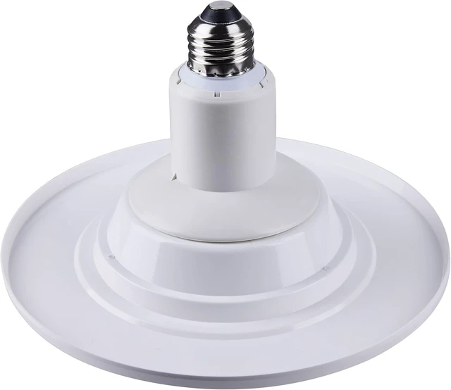 Alt view image 4 of 6 - Satco S9599 LED LightBulb, 12W, 5-6" Trim, Downlight Retrofit, Long Life up to 25000 Hours, 2700 Kelvin Temp, Warm White Color, MOD 8-1/4", 6" MOL, Dimmable, Medium E26 Base, Pack of 2