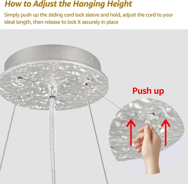 Alt view image 3 of 7 - EGM 18" Modern Tree Branch Chandelier 6-Light Silver Crystal Chandeliers