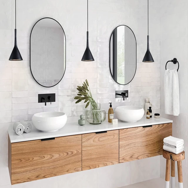 Alt view image 6 of 7 - KCO Small Farmhouse Matte Black Cone Metal Pendant Lights Kitchen Island