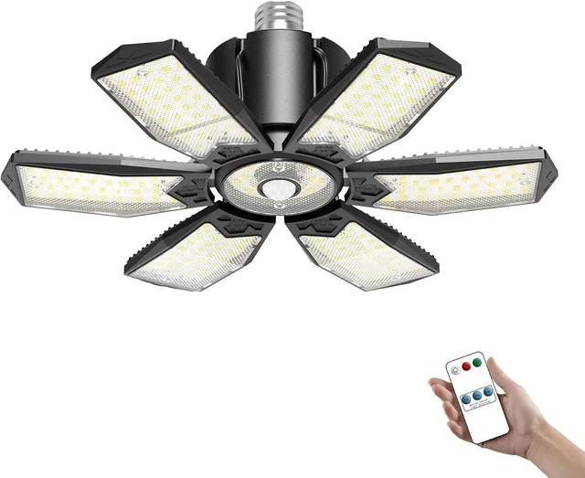 Main image of 200W Motion Sensor Garage Light, 2000LM, E26 Screw in, 1 Pack