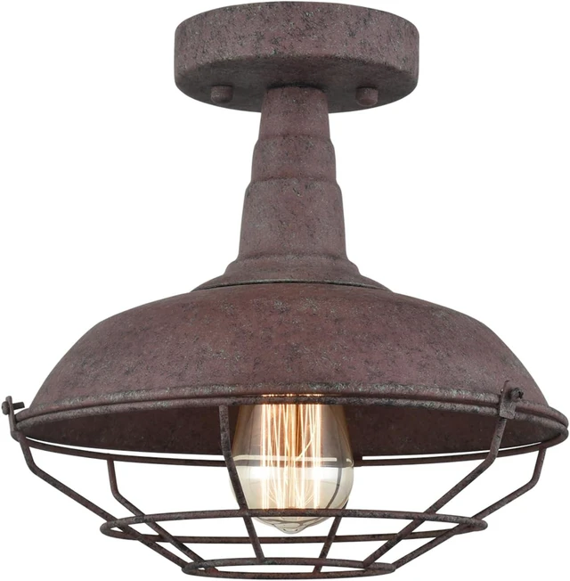 Main image of DAYCENT Semi Flush Mount Ceiling Light Barn Style Light Fixtures