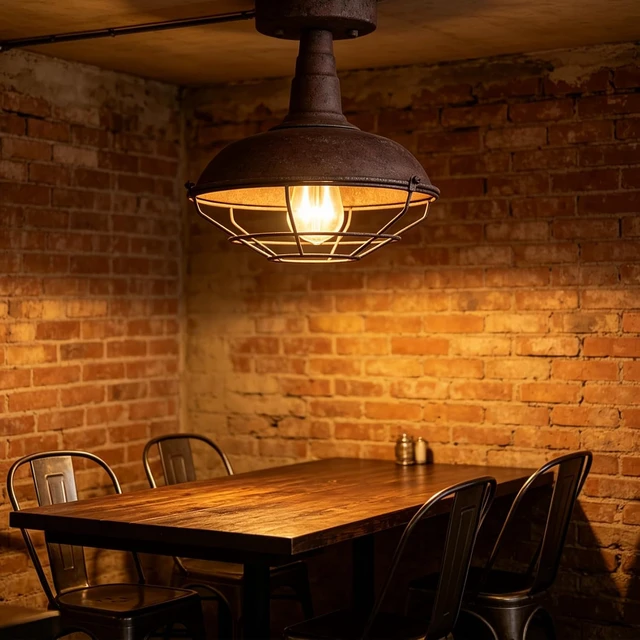 Alt view image 2 of 7 - DAYCENT Semi Flush Mount Ceiling Light Barn Style Light Fixtures