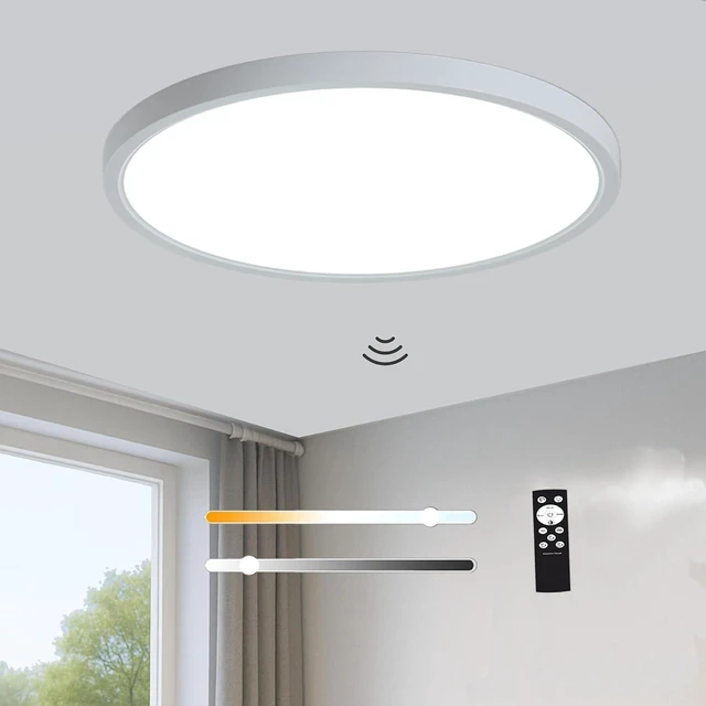 Main image of 12 Inch Motion Sensor LED Ceiling Light, White
