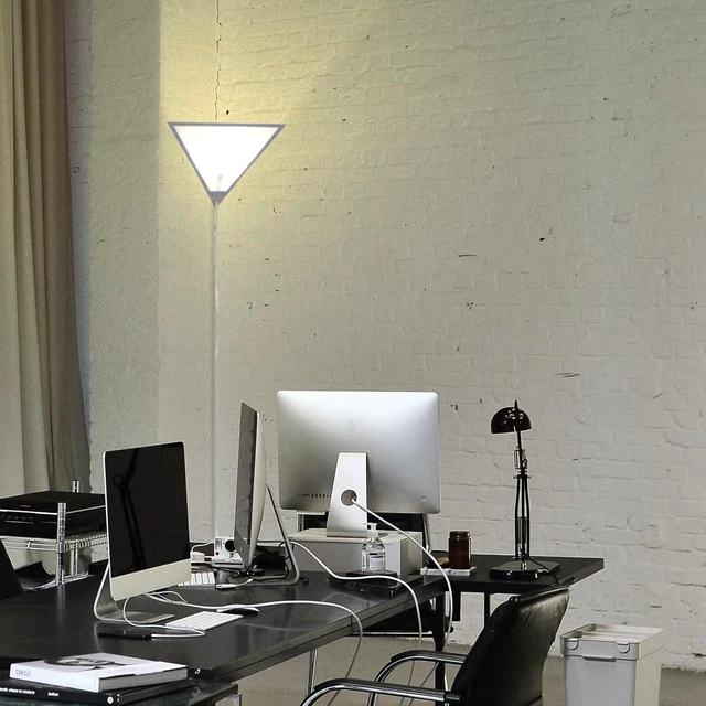 Alt view image 6 of 7 - 2 Pack Corner Light, Modern Corner Ceiling Light for Living Room, Bedroom, Office - White