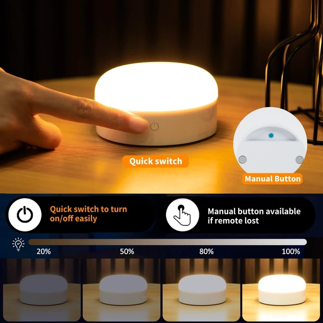 Alt view image 6 of 7 - 2Packs IP68 Waterprooof Rechargeable Shower Lights,400LM, RGB Therapy, Remote Control,4000mAh Battery, 3CCT & 16 RGB Colors,3 Timers,Inside Shower Lamp for Bathroom, Bedroom, Party Mood Lighting