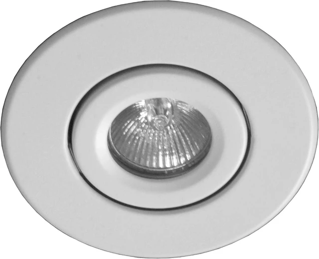 Alt view image 2 of 7 - NICOR Lighting 4 inch White Recessed Gimbal Trim for MR16 Bulb (14558WH) - (Bulb Not Included)