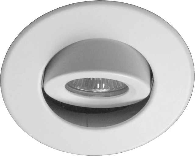 Alt view image 5 of 7 - NICOR Lighting 4 inch White Recessed Gimbal Trim for MR16 Bulb (14558WH) - (Bulb Not Included)