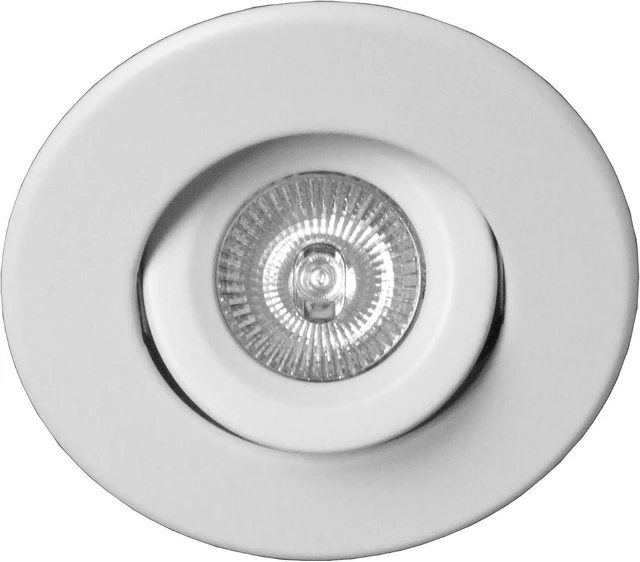 Alt view image 3 of 7 - NICOR Lighting 4 inch White Recessed Gimbal Trim for MR16 Bulb (14558WH) - (Bulb Not Included)