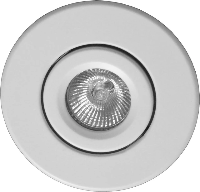 Alt view image 6 of 7 - NICOR Lighting 4 inch White Recessed Gimbal Trim for MR16 Bulb (14558WH) - (Bulb Not Included)
