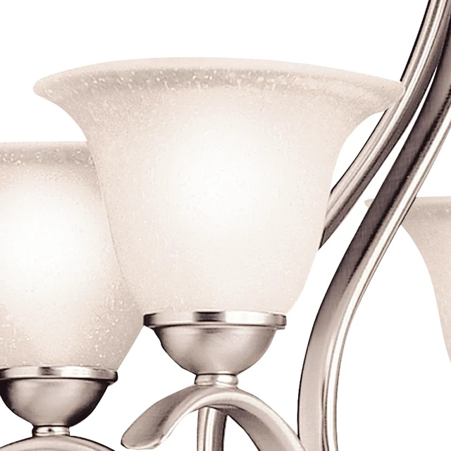 Alt view image 5 of 7 - Kichler Dover 5-Light Chandelier, Brushed Nickel