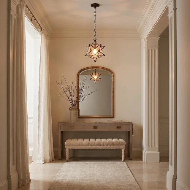 Alt view image 3 of 7 - Elk Home 145-002 Star 12'' Wide 1-Light Mini Pendant with Oil Rubbed Bronze Finish