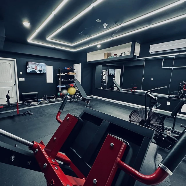 Main image of LZHOME LED Garage Lights Fixture: High Brightness 39000LM LED Garage Lighting Ceiling LED Light, Updated 44.8 inch Large Size Rectangle Light for Garage Shop Workshop Gym Car Detailing