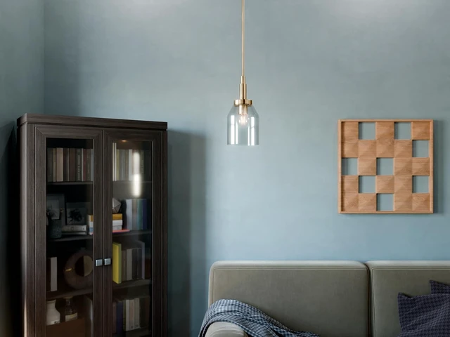 Alt view image 7 of 7 - Kichler Madden Mini Pendant Light, Clear Glass, Champagne Bronze