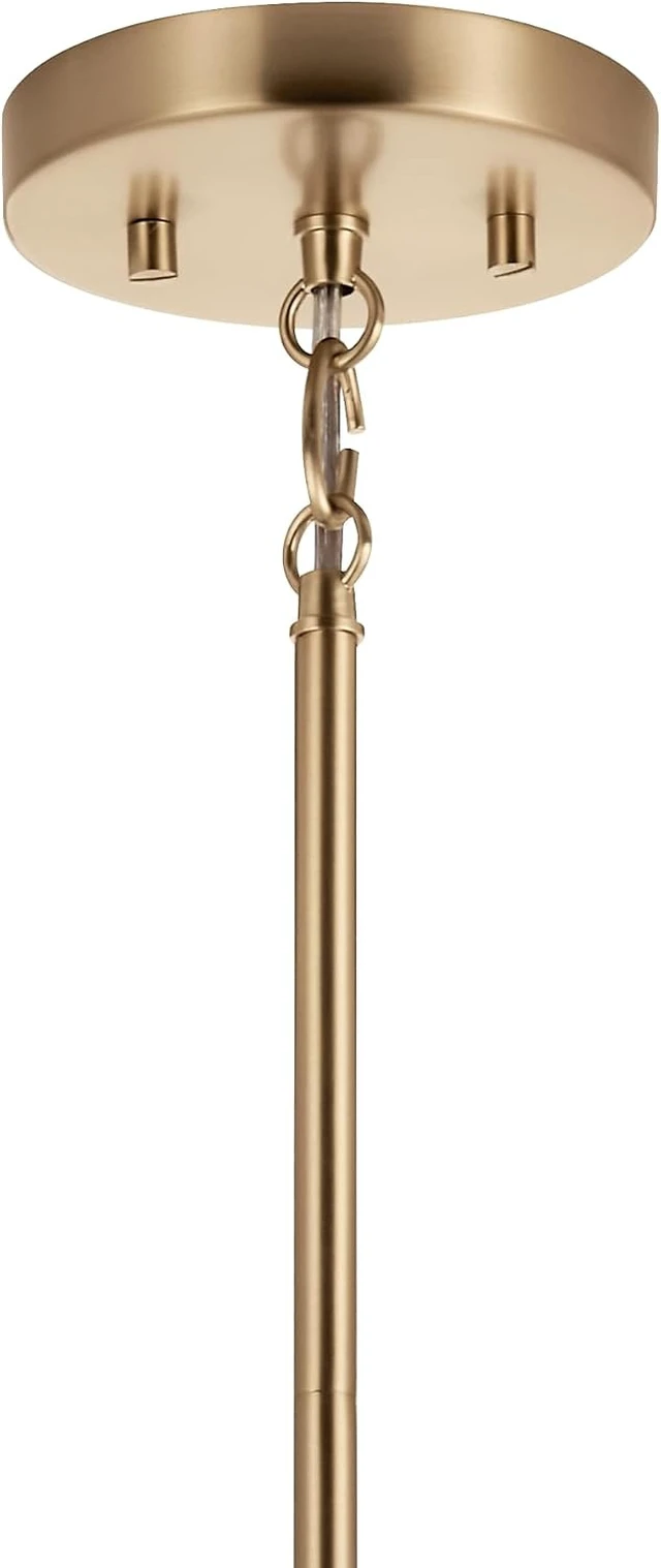 Alt view image 2 of 7 - Kichler Madden Mini Pendant Light, Clear Glass, Champagne Bronze