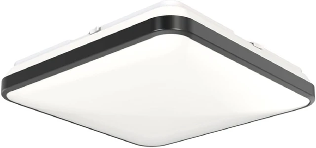 Alt view image 6 of 7 - Juno FMLSQ 15IN SWW5 90CRI WBT NL M4 LED Flush Mount Ceiling Light, Square, 15-Inch
