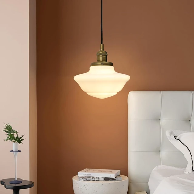 Alt view image 4 of 7 - Pathson Modern Pendant Light with Milk White Glass