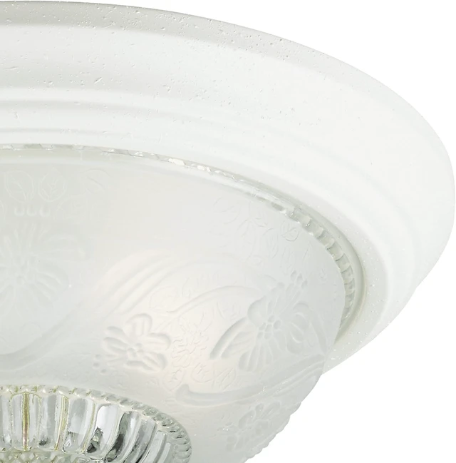 Alt view image 2 of 4 - Westinghouse 2-Light Ceiling Fixture, White - 66162