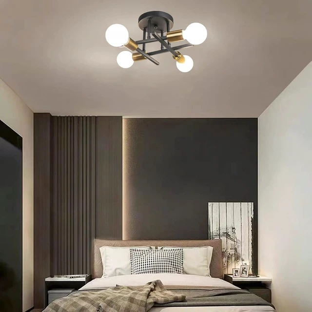 Alt view image 4 of 7 - Modern Ceiling Light Fixture, Sputnik Chandelier, Mid Century Vintage Industrial Pendant Lighting for Living Room Bedroom Kitchen Dining Room Farmhouse
