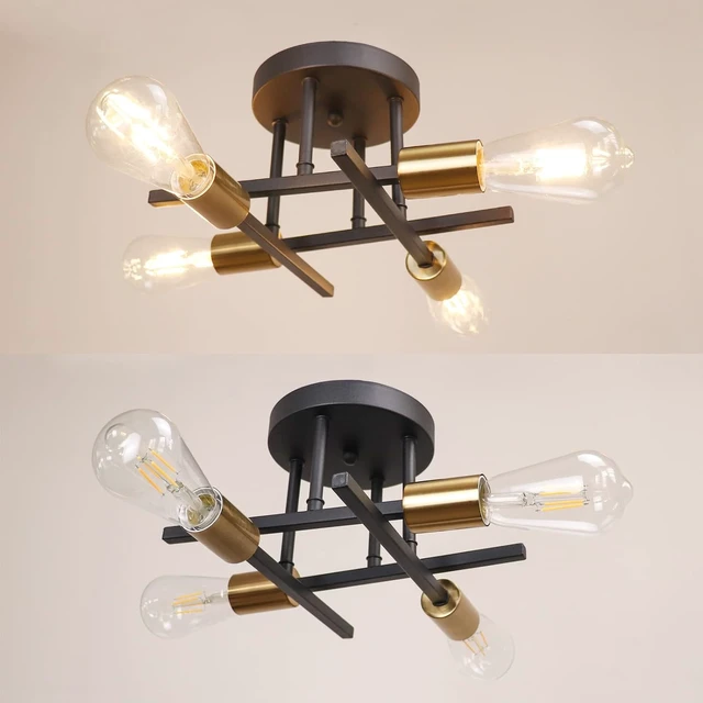 Alt view image 5 of 7 - Modern Ceiling Light Fixture, Sputnik Chandelier, Mid Century Vintage Industrial Pendant Lighting for Living Room Bedroom Kitchen Dining Room Farmhouse