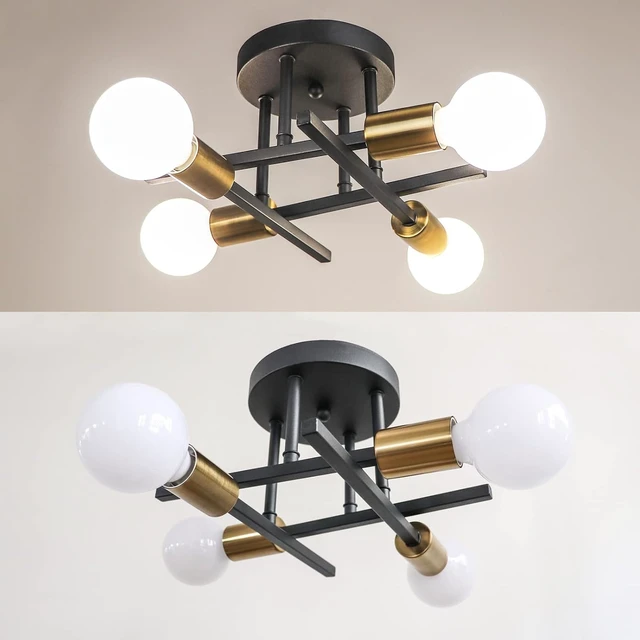 Alt view image 6 of 7 - Modern Ceiling Light Fixture, Sputnik Chandelier, Mid Century Vintage Industrial Pendant Lighting for Living Room Bedroom Kitchen Dining Room Farmhouse