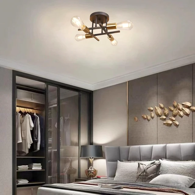 Alt view image 7 of 7 - Modern Ceiling Light Fixture, Sputnik Chandelier, Mid Century Vintage Industrial Pendant Lighting for Living Room Bedroom Kitchen Dining Room Farmhouse