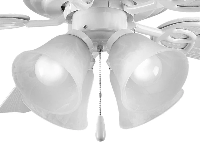 Main image of Progress Lighting AirPro 15" 4-Light Ceiling Fan Light Kit, White