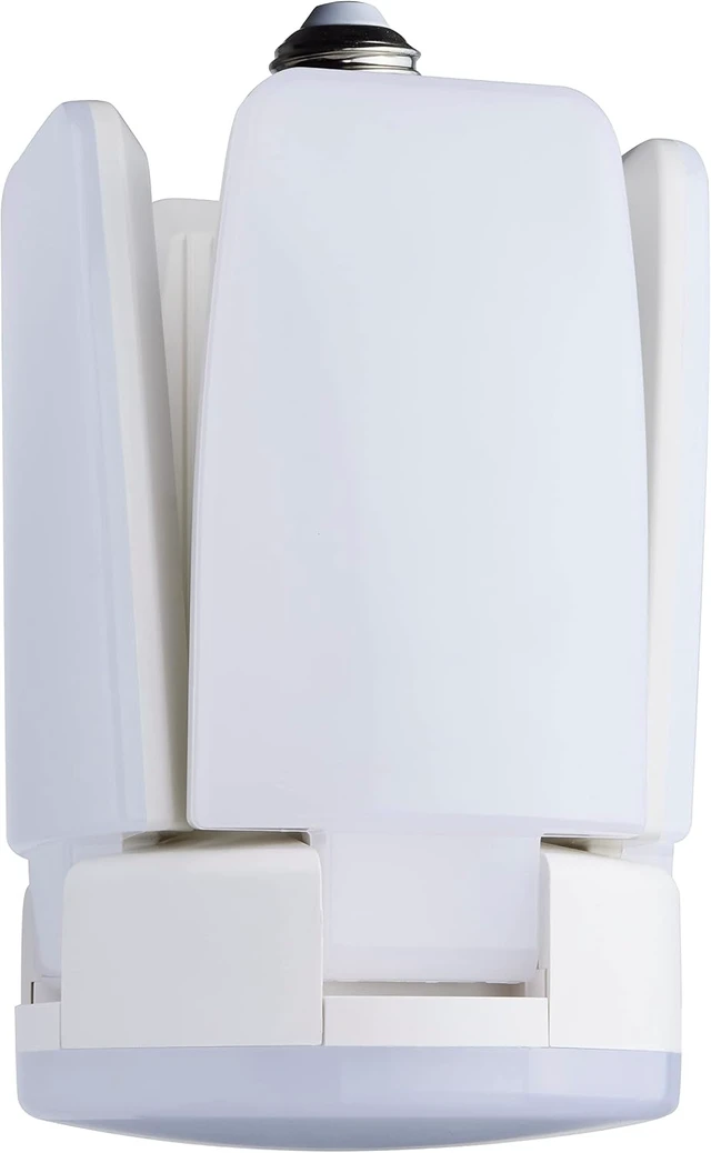 Alt view image 4 of 6 - Satco S13146 Adjustable Multi-Beam LED Utility and Garage Ceiling Light, White, 5000K, 1 Count (Pack of 1)