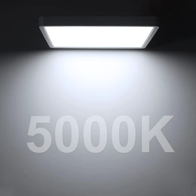 Alt view image 4 of 7 - 2Pack 12inch 24W LED Flush Mount Ceiling Light, 5000K Square LED Ceiling Light, 3200LM Flat LED Ceiling Light for Bedroom, Living Room, Dining Room