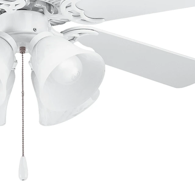 Alt view image 4 of 7 - Progress Lighting AirPro 15" 4-Light Ceiling Fan Light Kit, White
