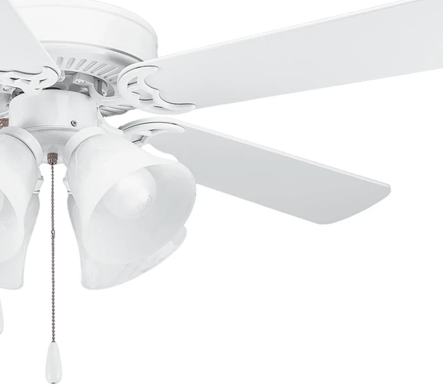 Alt view image 5 of 7 - Progress Lighting AirPro 15" 4-Light Ceiling Fan Light Kit, White