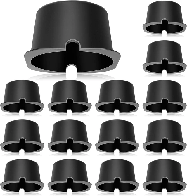 Main image of Tuanse 15 Pcs Recessed Light Covers, 5.3 x 5.3 x 3.35 Inch, Black