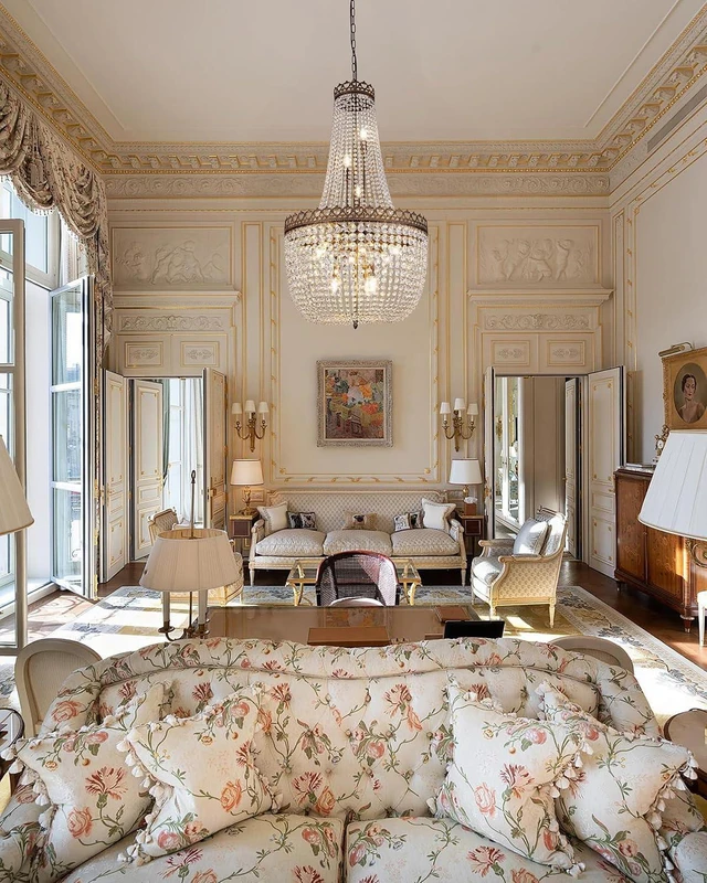Alt view image 4 of 7 - Wellmet French Empire Chandelier Farmhouse Antique Crystal Chandelier Light