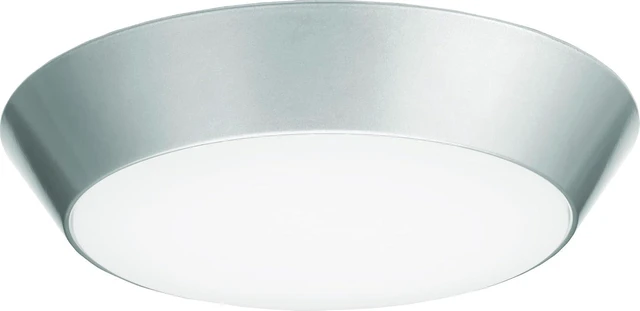 Alt view image 6 of 7 - Lithonia Lighting Versi Lite LED Flush Mount Ceiling Light, 3-In-1 Switchable White Light, Dimmable LED Lights for Bedroom, Bathroom, Hallway, 7" Round, White