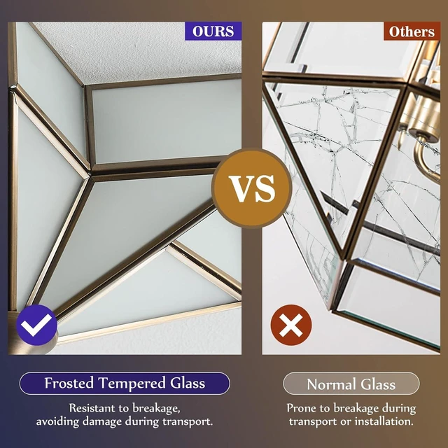 Alt view image 3 of 7 - Star Brass Ceiling Light - 12.2 In Small Black Milk Glass Flush Mount