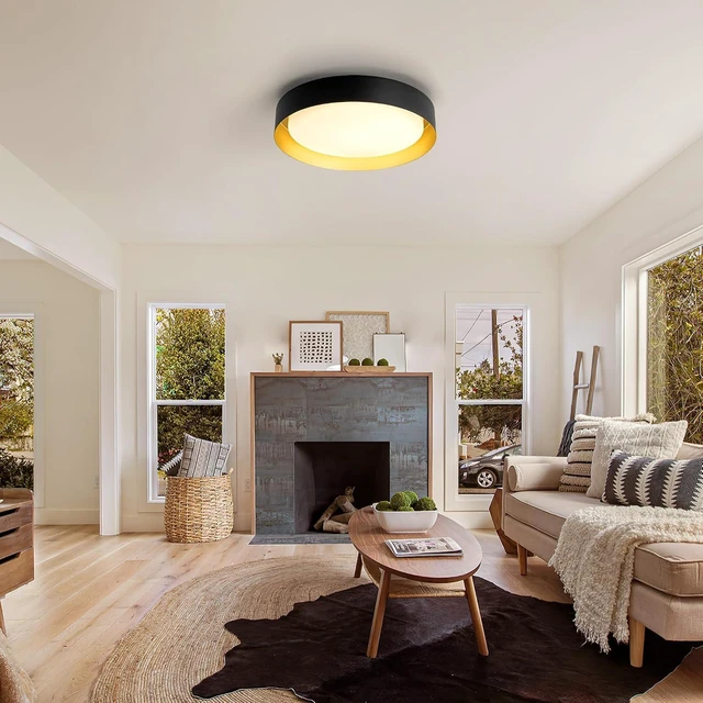 Alt view image 4 of 7 - 12" Flush Mount Ceiling Light, LED Dimmable Ceiling Light
