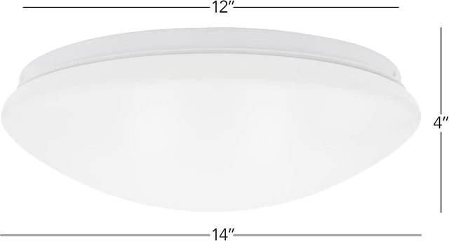 Alt view image 3 of 7 - Maxxima 14" LED Flush Mount Ceiling Light Fixture, 1600 Lumens, 3000K