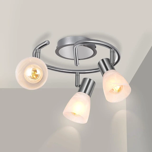 Main image of HiBay 3-Light Adjustable LED Track Spot Lights Round Ceiling Fixture