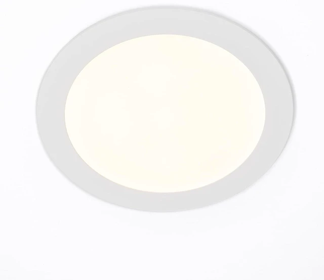 Alt view image 4 of 7 - Maxxima 8 in. 5 CCT Round Slim Recessed LED Downlight, 1600 Lumens, White