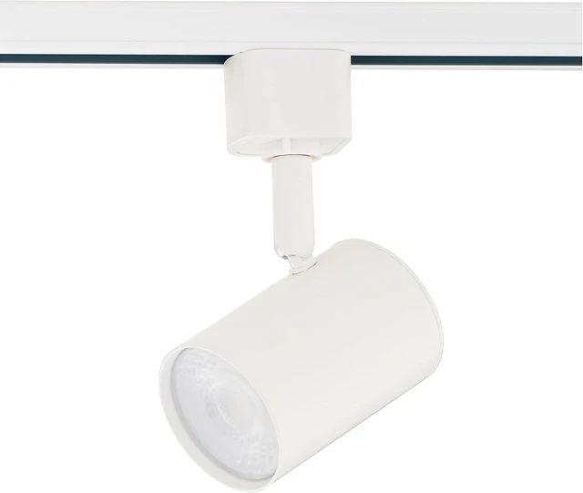 Alt view image 7 of 7 - Amped Collection LED 10W Track Head 3000K Warm White Energy Efficient in White for H Track, Standard 3-Wire Track System (Single Light)