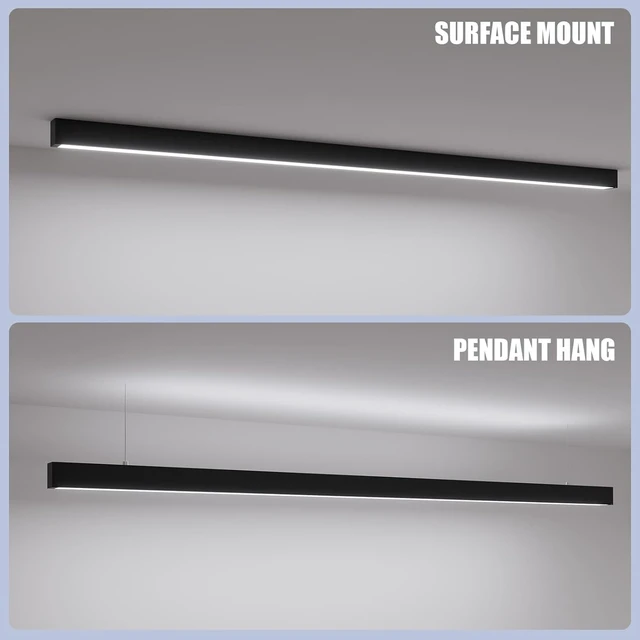 Alt view image 6 of 7 - 8FT LED Linear Light,100/90/80/70/60W Up and Down Light,3000/4000/5000K CCT