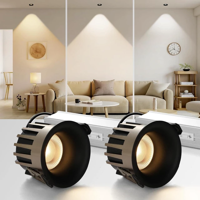 Main image of 3 Inch LED Recessed Lights, Dimmable, 3CCT, CRI98, Trimless Ceiling Light