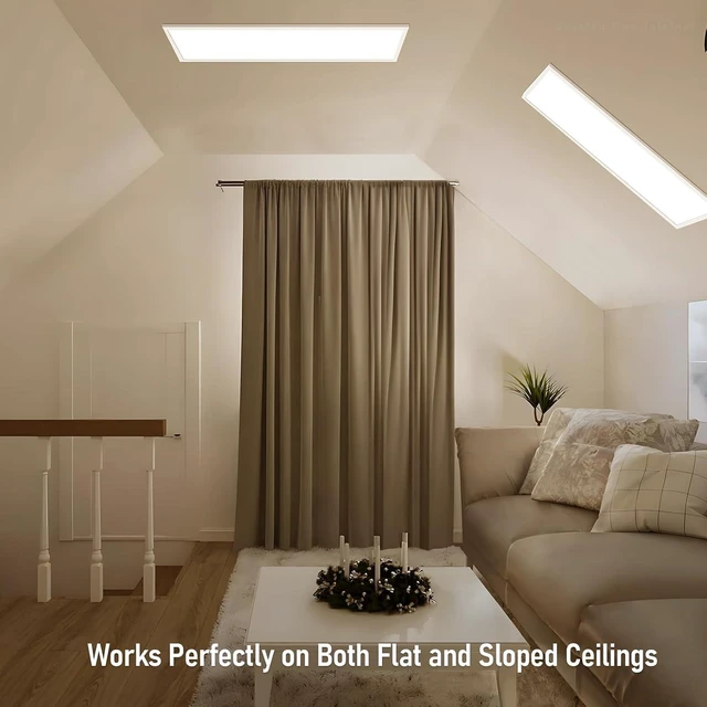 Alt view image 7 of 7 - LEONLITE 50W/40W/30W 3CCT 1x4 LED Flat Panel Light, 120-277V, Surface Mount